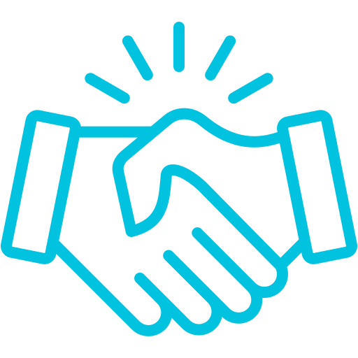 Complete Floors and Walls handshake icon